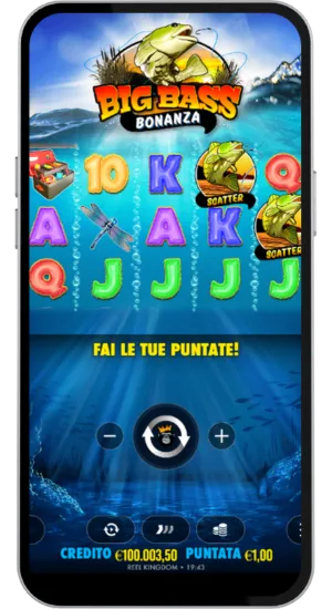 Gioco base con due simboli SCATTER sullo schermo