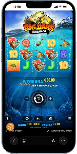 Wygrana w Big Bass Bonanza