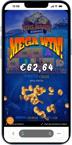 Vincita Big Bass Bonanza